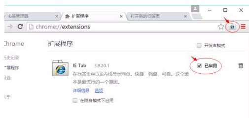谷歌浏览器截图
